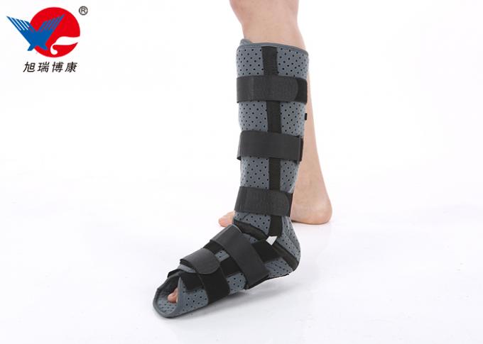Aluminum Alloy Medical Ankle Support Boots Two External Straps Wrap To Enhance Stability