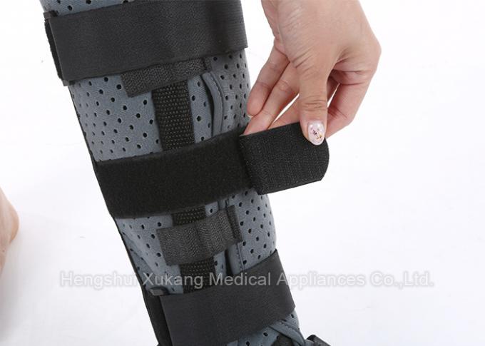 Aluminum Alloy Medical Ankle Support Boots Two External Straps Wrap To Enhance Stability