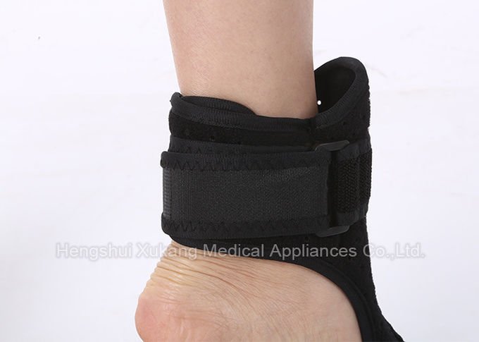 Easy Wearing Ankle Support Brace , Flannelette And Sponge Ankle Strap Support