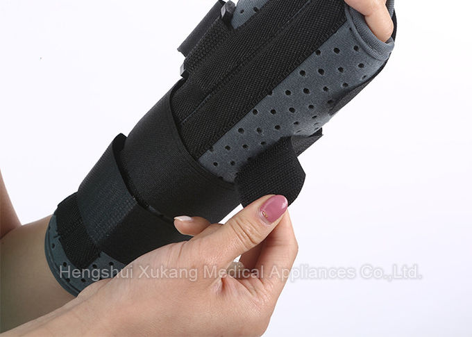 Removable Forearm Support Brace Gray Color Flannel And Aluminum Alloy Material